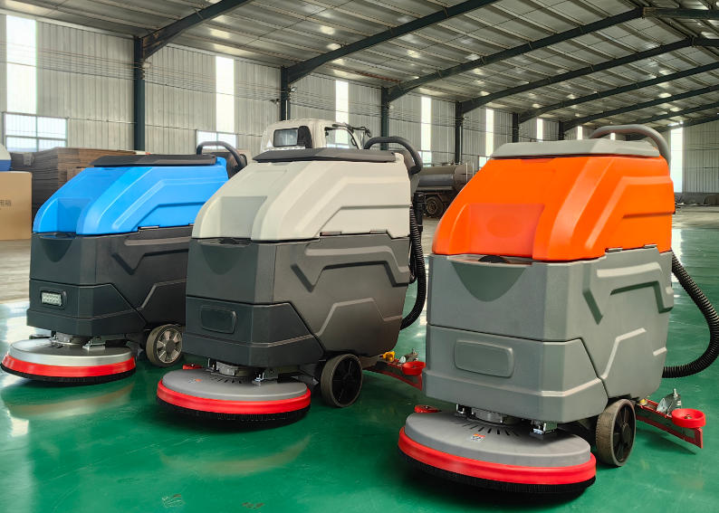 X53 hand push floor scrubber